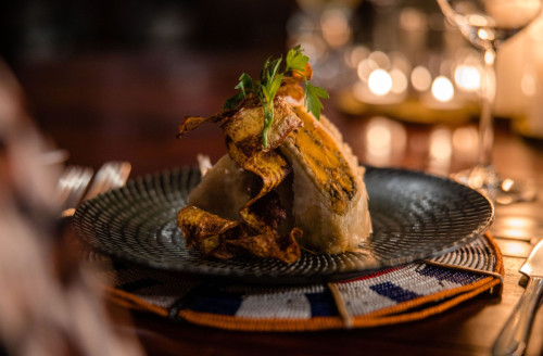 BUTTERNUT AND LENTIL ROULADE MAIN COURSE